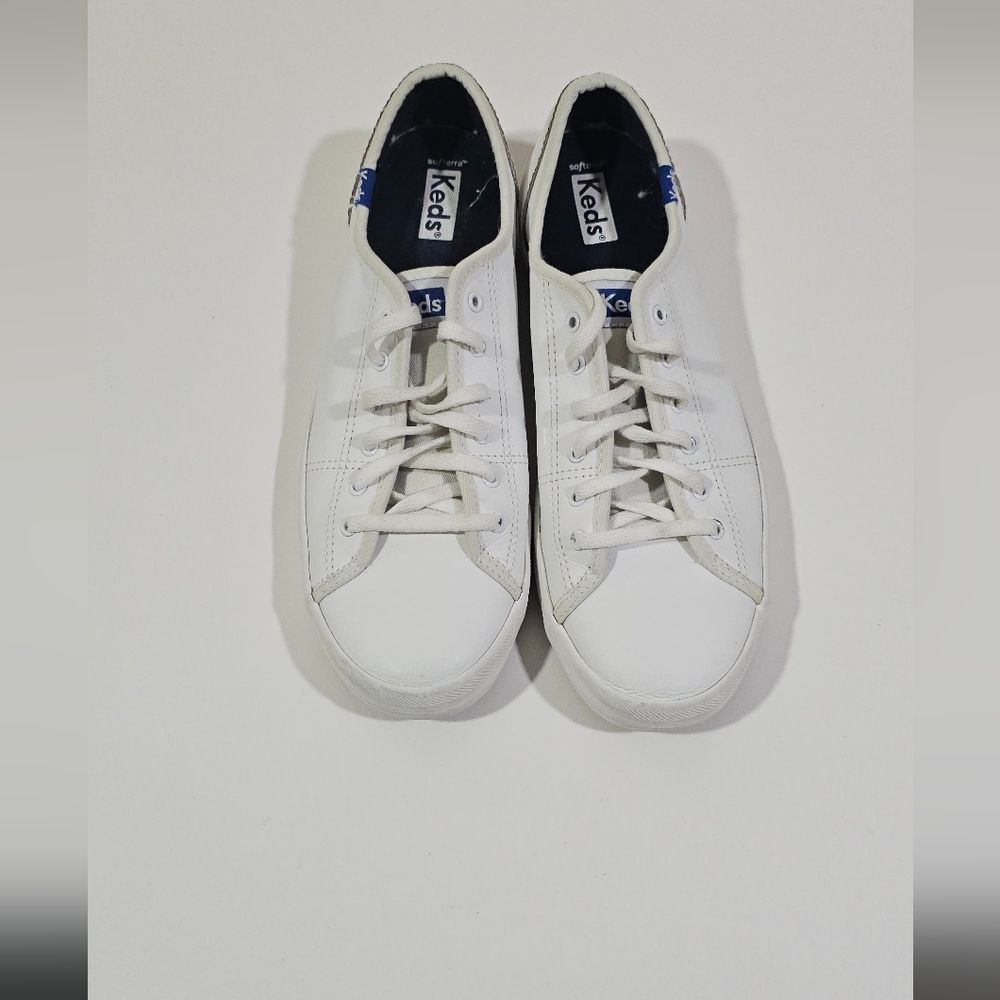 Keds Women's Original Kickstart White Leather Casual Sneaker Size 10 Shoes